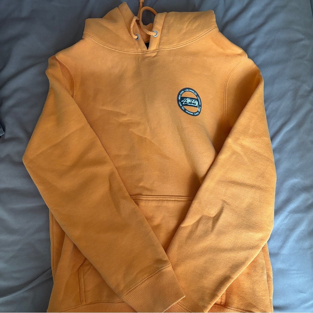 Orange Stussy Hoodie